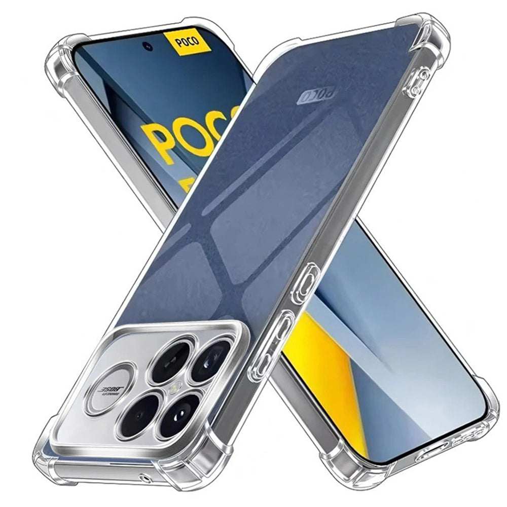 Case for Xiaomi Poco F8 Ultra, Techsuit, Shockproof Clear, Transparent