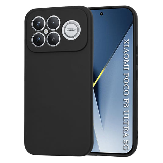 Hülle für Xiaomi Poco F8 Ultra, Techsuit, SoftFlex, Schwarz