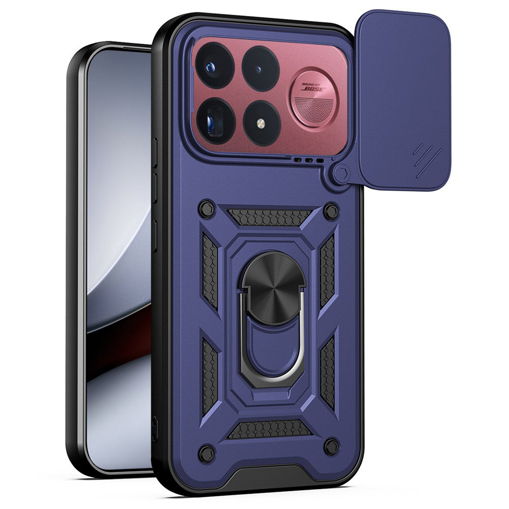 Hülle für Xiaomi Poco F9 Ultra, Techsuit, CamShield, Blau