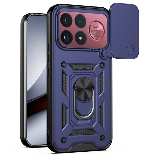 Hülle für Xiaomi Poco F9 Ultra, Techsuit, CamShield, Blau