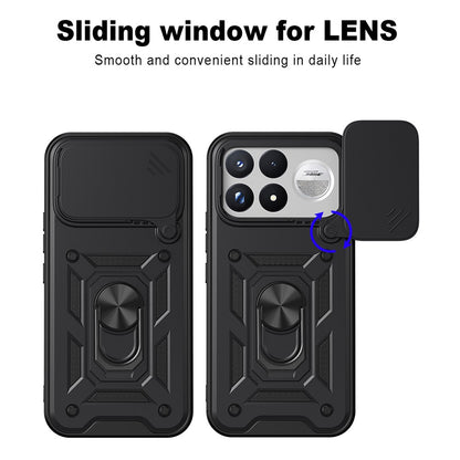 Hülle für Xiaomi Poco F9 Ultra, Techsuit, CamShield, Schwarz