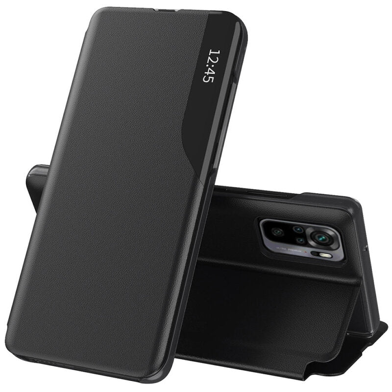 Hülle für Xiaomi Poco M5s / Redmi Note 10S / Note 10, Techsuit, eFold, Schwarz