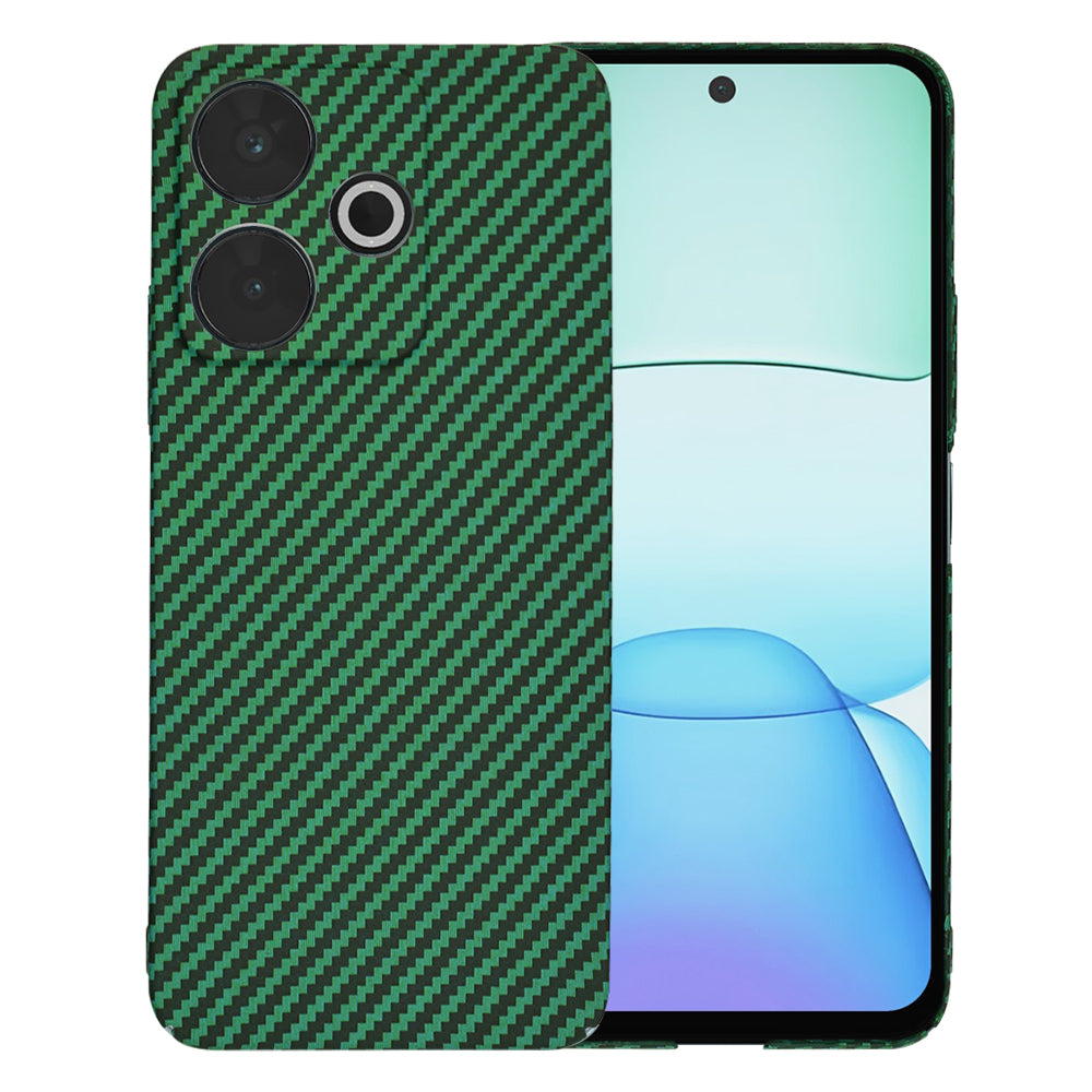Case for Xiaomi Poco M6 4G / Redmi 13, Techsuit, Carbonite FiberShell, Green