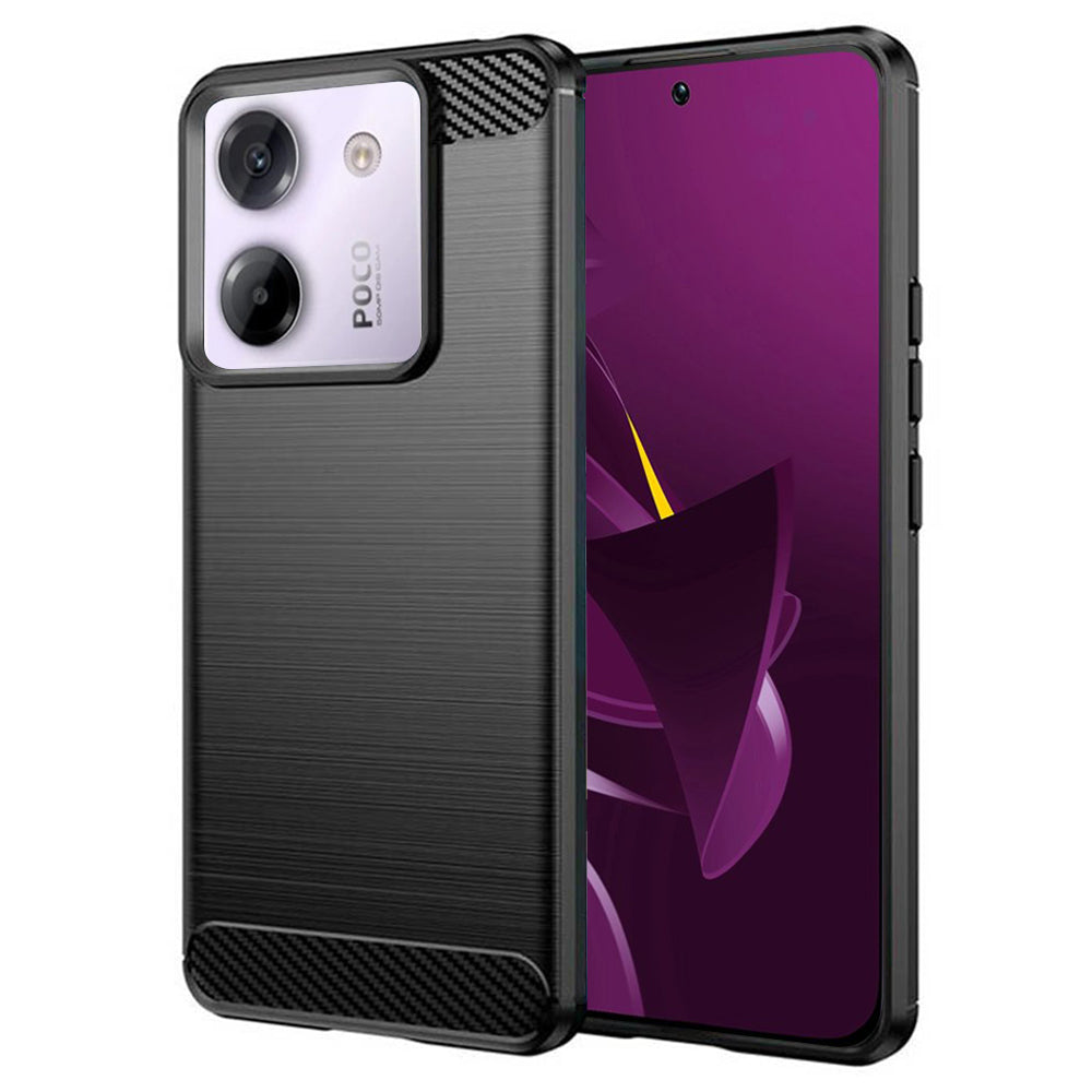 Case for Xiaomi Poco M7 Pro 5G, Techsuit, Carbon, Black