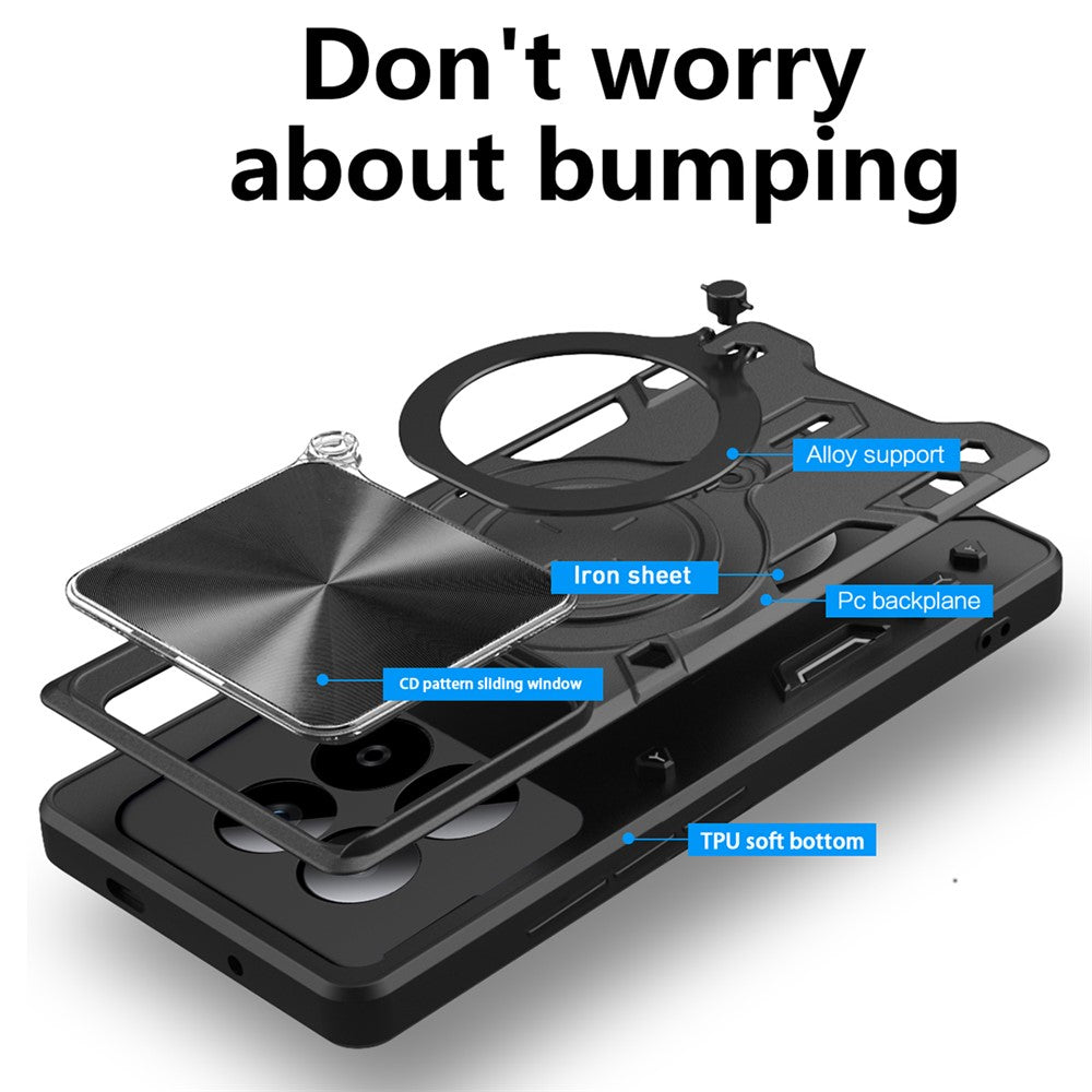 Hülle für Xiaomi Poco M8 Pro / Redmi Note 15 Pro+ 5G, Techsuit, CamGuard Pro, Rot