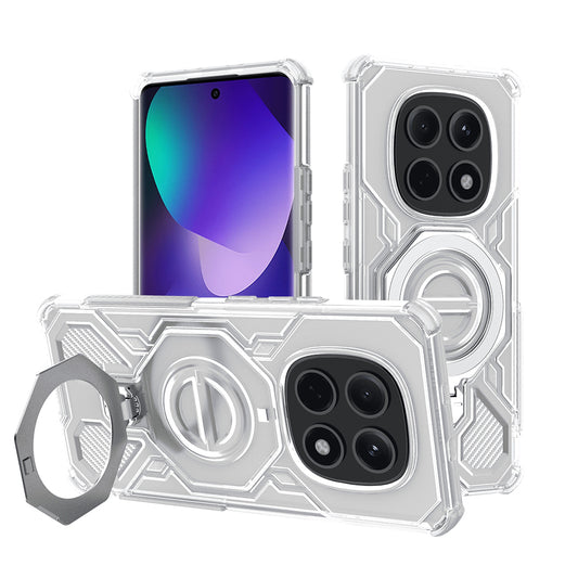 Case for Xiaomi Poco M8 / Redmi Note 15 5G, Techsuit, Carbon Shield Pro, White