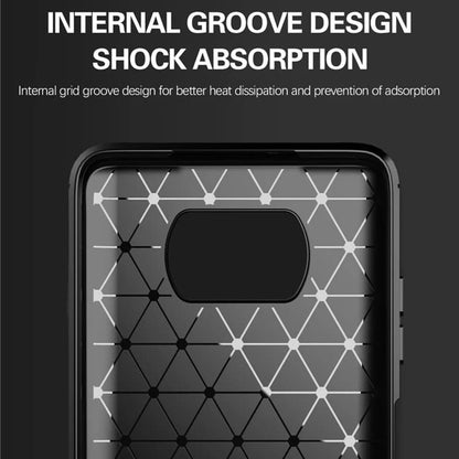 Hülle für Xiaomi Poco X3 Pro / X3 NFC / X3, Techsuit, Carbon, Schwarz
