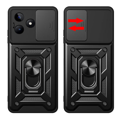 Hülle für Xiaomi Poco X6 / Note 13 Pro 5G, Techsuit, CamShield, Schwarz