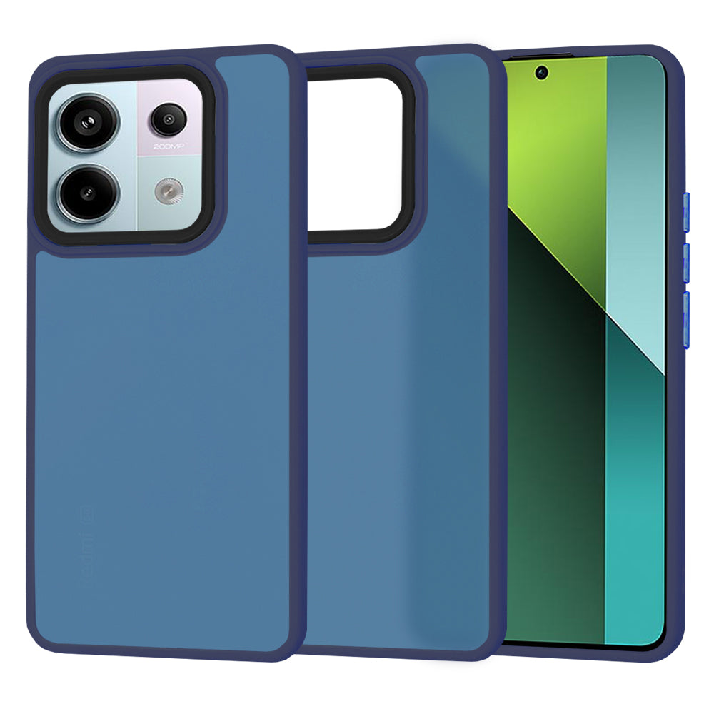 Hülle für Xiaomi Poco X6 / Note 13 Pro 5G, Techsuit, HaloFrost, Marineblau