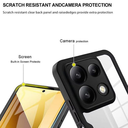 Hülle für Xiaomi Poco X6 Pro, Techsuit, ColorVerse 360, Schwarz