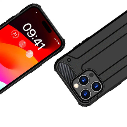 Hülle für Xiaomi Poco X7 / Note 14 Pro 5G, Techsuit, Hybrid Armor, Schwarz
