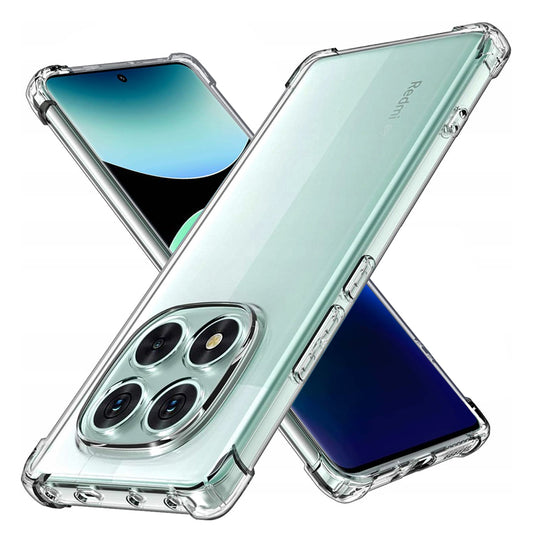 Hülle für Xiaomi Poco X7 / Note 14 Pro 5G, Techsuit, stoßfest klar, transparent