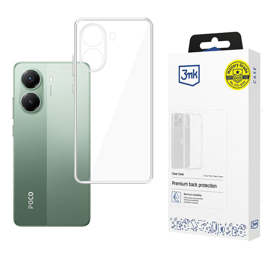 Hülle für Xiaomi Poco X7 Pro, 3MK, Klar, Transparent