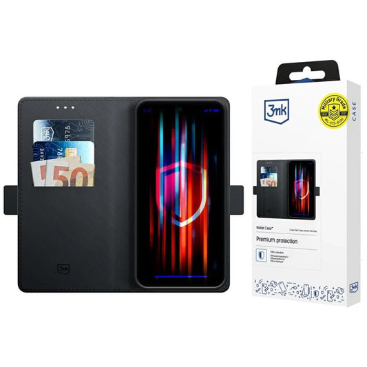 Hülle für Xiaomi Poco X7 / Redmi Note 14 Pro 5G, 3MK, Wallet, Schwarz