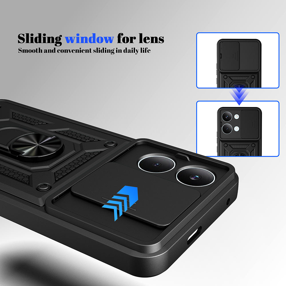 Hülle für Xiaomi Poco X8 Pro Max, Techsuit, CamShield, Schwarz