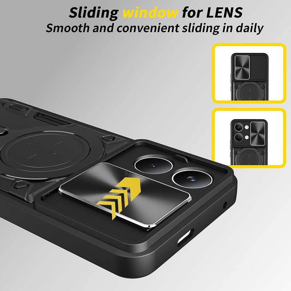 Hülle für Xiaomi Poco X8 Pro, Techsuit, CamGuard Pro, Schwarz