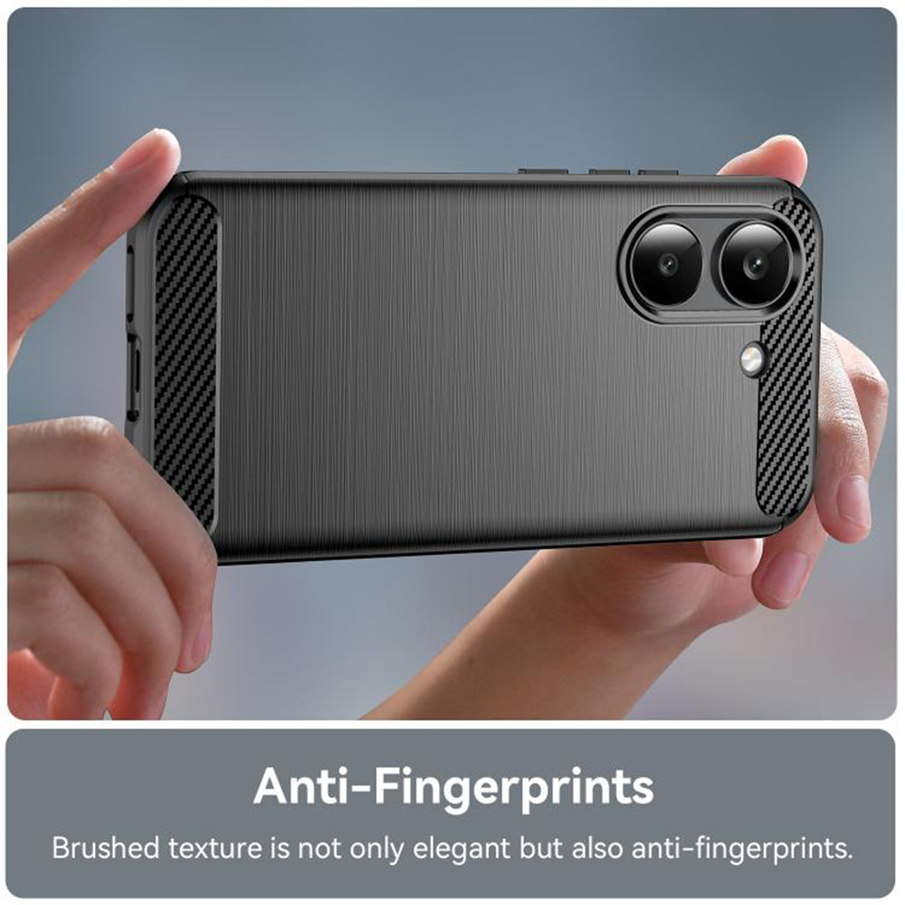 Hülle für Xiaomi Poco X8 Pro, Techsuit, Carbon, Schwarz