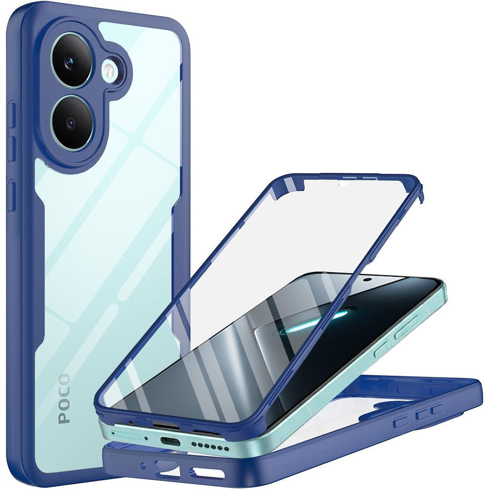 Hülle für Xiaomi Poco X8 Pro, Techsuit, ColorVerse 360, Blau
