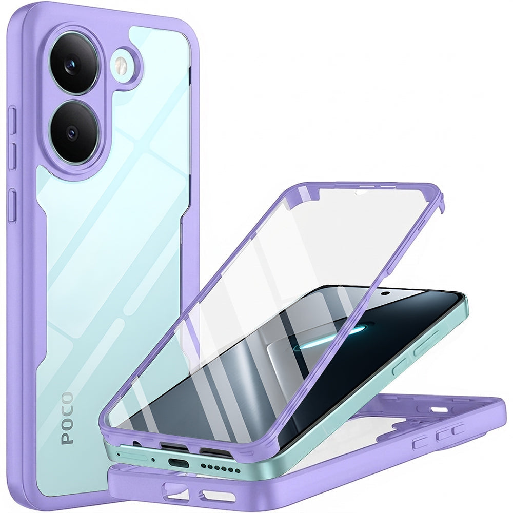 Hülle für Xiaomi Poco X8 Pro, Techsuit, ColorVerse 360, Lila