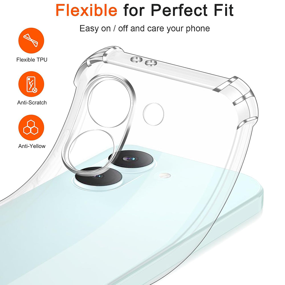 Hülle für Xiaomi Poco X8 Pro, Techsuit, Shockproof Clear, Transparent