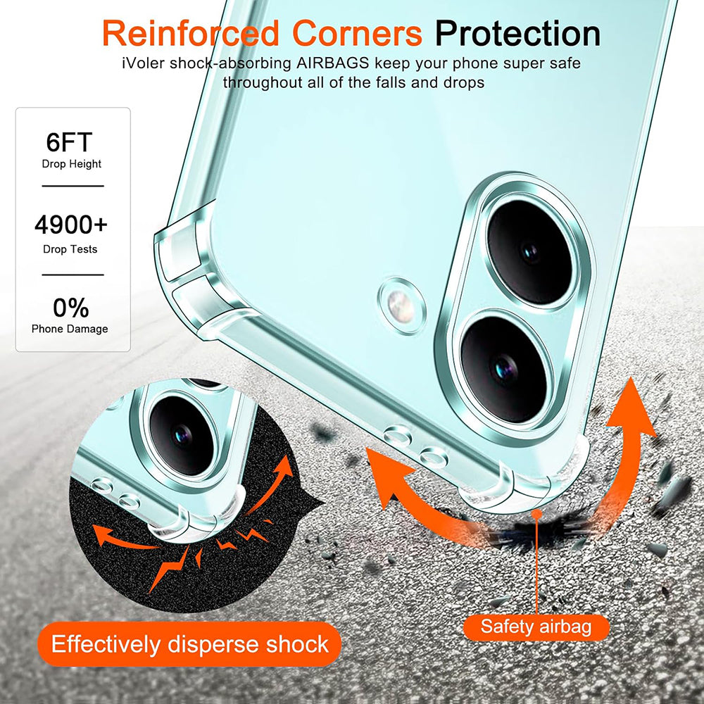 Hülle für Xiaomi Poco X8 Pro, Techsuit, Shockproof Clear, Transparent