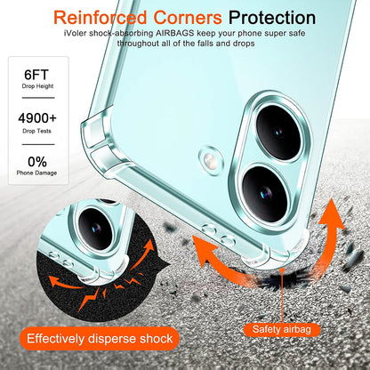 Hülle für Xiaomi Poco X8 Pro, Techsuit, Shockproof Clear, Transparent