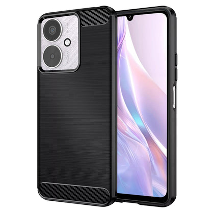 Hülle für Xiaomi Redmi 13C 5G / 13C / Poco C65, Techsuit, Carbon, Schwarz