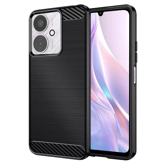Hülle für Xiaomi Redmi 13C 5G / 13C / Poco C65, Techsuit, Carbon, Schwarz