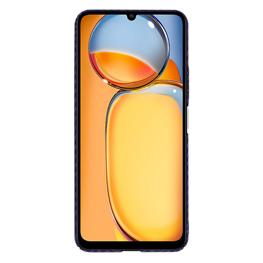 Hülle für Xiaomi Redmi 13C 5G / 13C / Poco C65, Techsuit, Carbonite FiberShell, Lila
