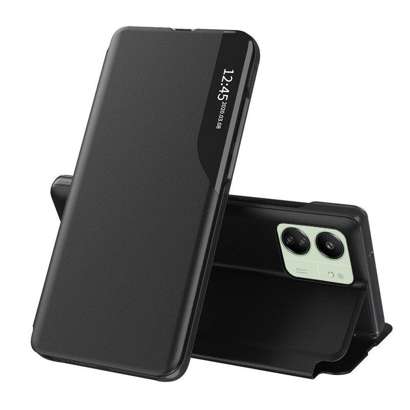 Hülle für Xiaomi Redmi 13C 5G / 13C / Poco C65, Techsuit, eFold, Schwarz