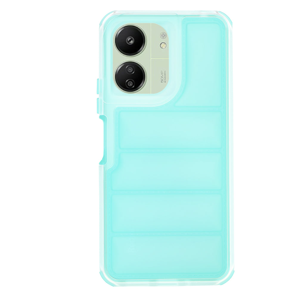 Hülle für Xiaomi Redmi 13C 5G / 13C / Poco C65, Techsuit, Wave Shield, Türkis