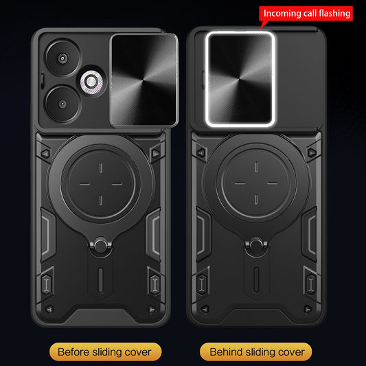 Hülle für Xiaomi Redmi 13C 5G, Techsuit, CamGuard Pro, Roségold