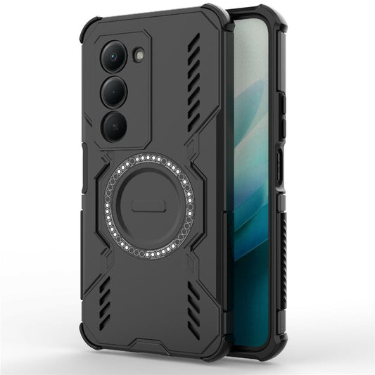 Hülle für Xiaomi Redmi 15 5G / 15 4G, Techsuit, ArmorMag, Schwarz