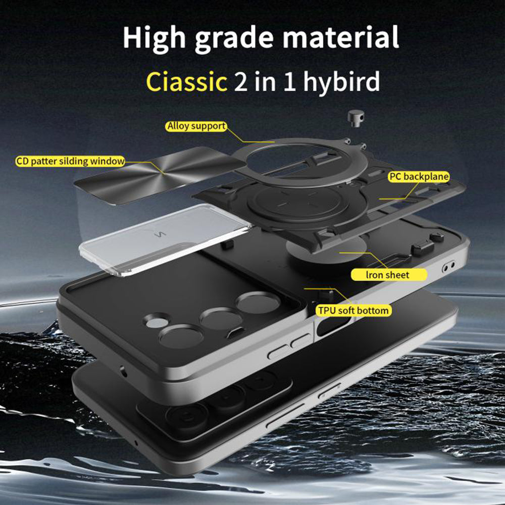 Hülle für Xiaomi Redmi 15 5G / 15 4G, Techsuit, CamGuard Pro, Lila