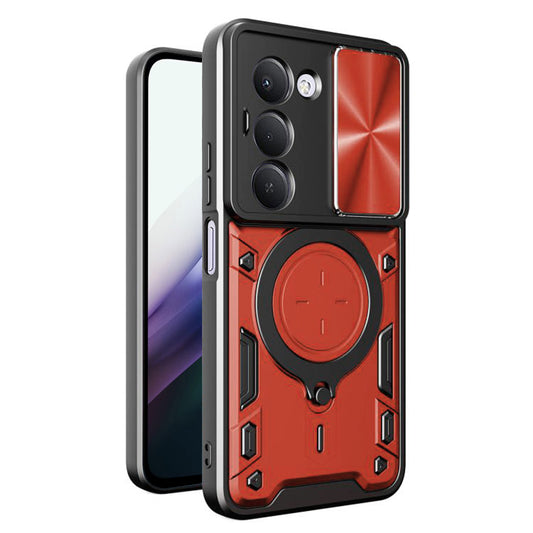 Hülle für Xiaomi Redmi 15 5G / 15 4G, Techsuit, CamGuard Pro, Rot