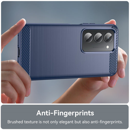 Hülle für Xiaomi Redmi 15 5G / 15 4G, Techsuit, Carbon, Blau