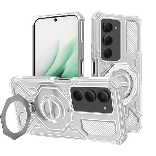 Hülle für Xiaomi Redmi 15 5G / 15 4G, Techsuit, Carbon Shield Pro, Weiß