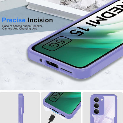 Hülle für Xiaomi Redmi 15 5G / 15 4G, Techsuit, ColorVerse 360, Lila