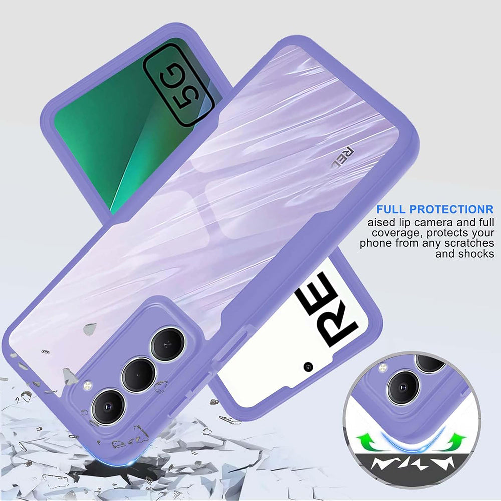 Hülle für Xiaomi Redmi 15 5G / 15 4G, Techsuit, ColorVerse 360, Lila