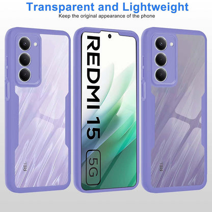 Hülle für Xiaomi Redmi 15 5G / 15 4G, Techsuit, ColorVerse 360, Lila