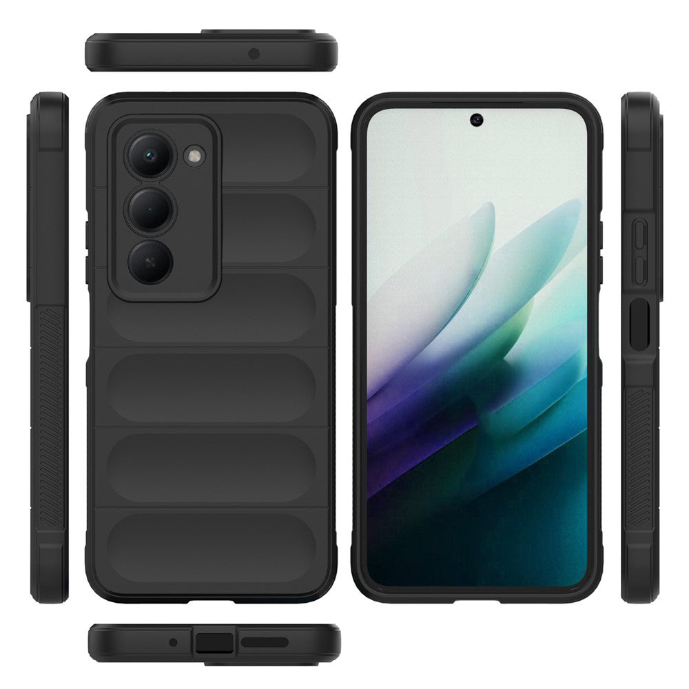 Hülle für Xiaomi Redmi 15 5G / 15 4G, Techsuit, Magic Shield, Schwarz