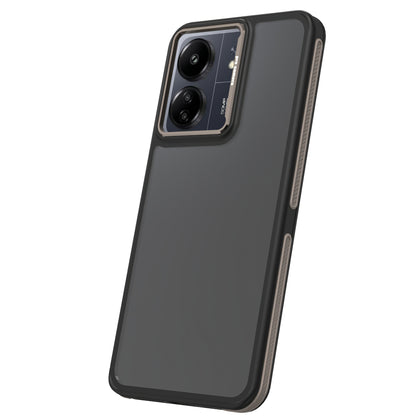 Hülle für Xiaomi Poco M6 / Redmi 13C 5G, OEM, Crystal Black, Grau