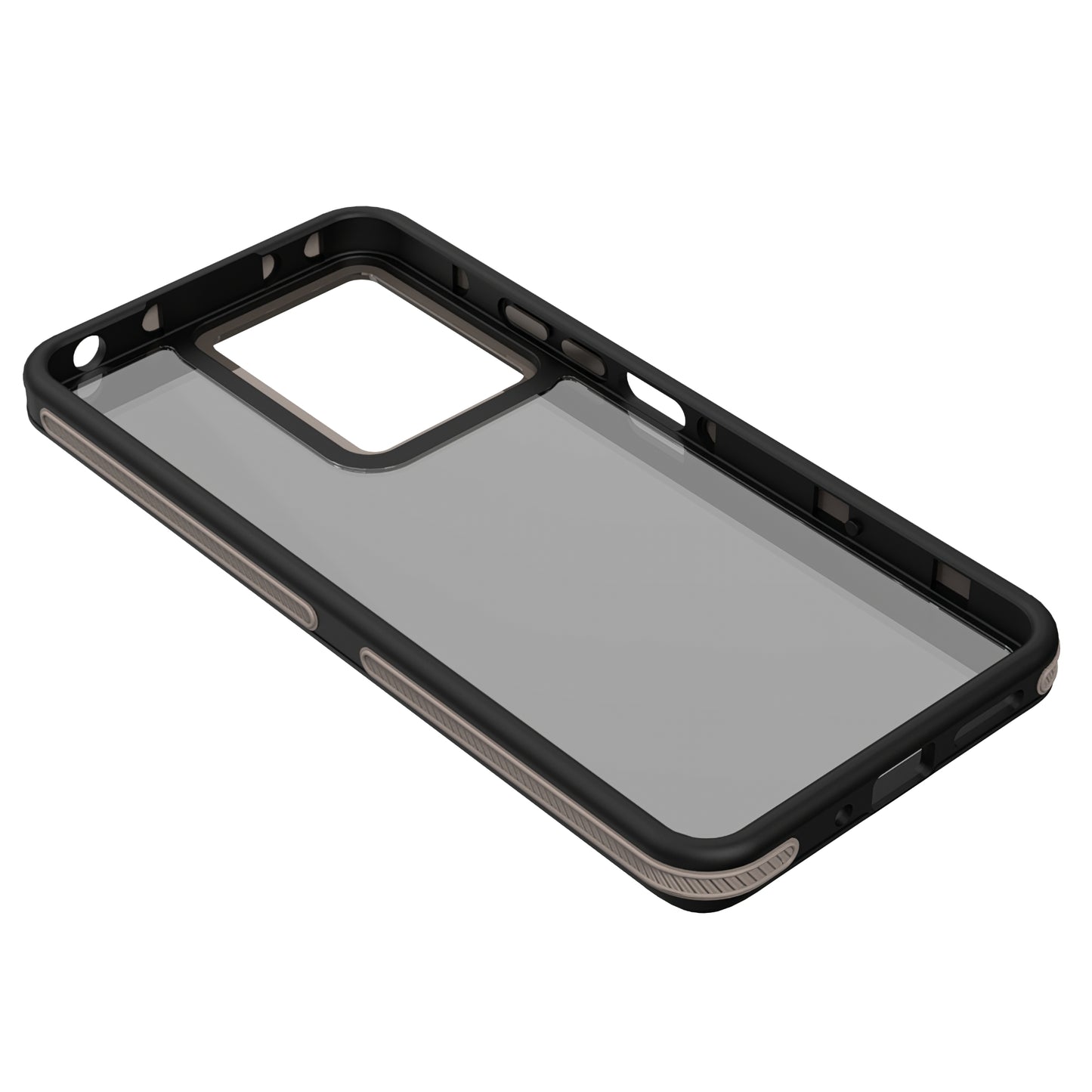 Hülle für Xiaomi Poco M6 / Redmi 13C 5G, OEM, Crystal Black, Grau