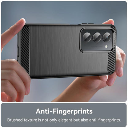 Hülle für Xiaomi Redmi 15 5G / 15 4G, Techsuit, Carbon, Schwarz