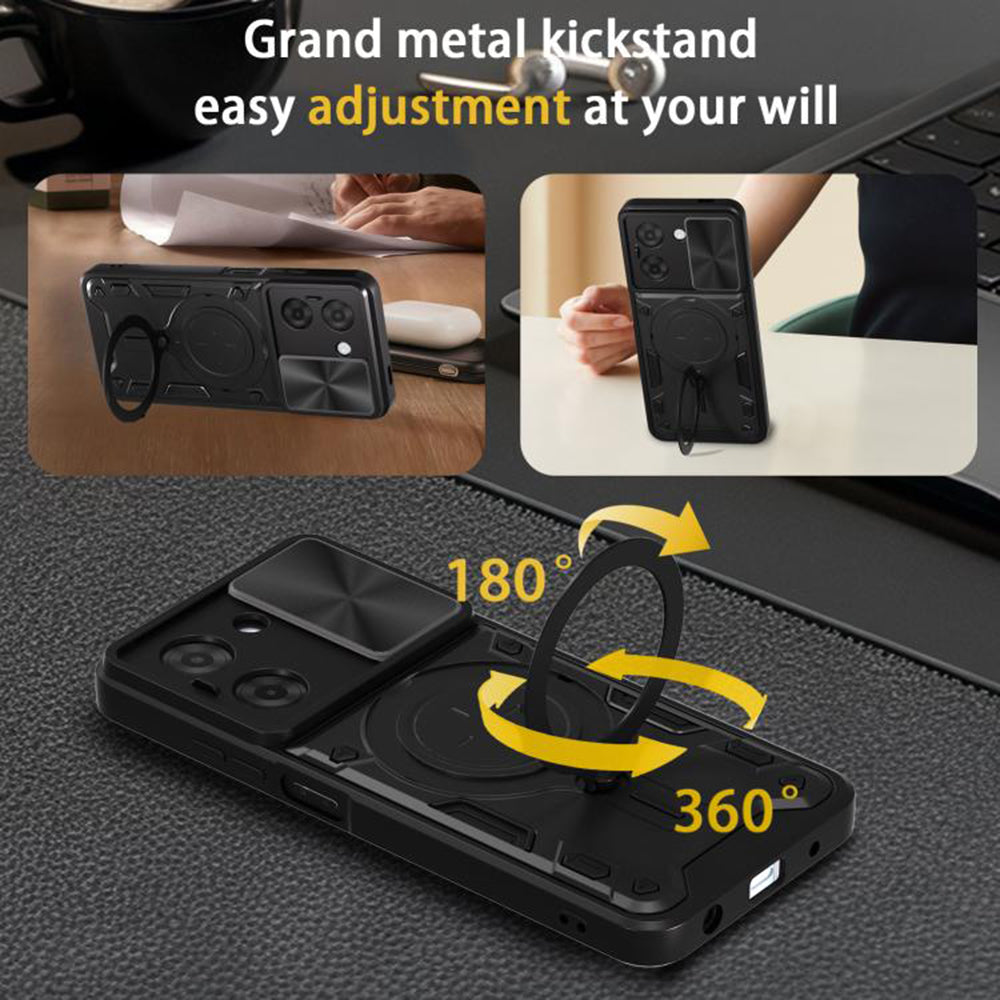 Hülle für Xiaomi Redmi A5 4G (Regional), Techsuit, CamGuard Pro, Schwarz