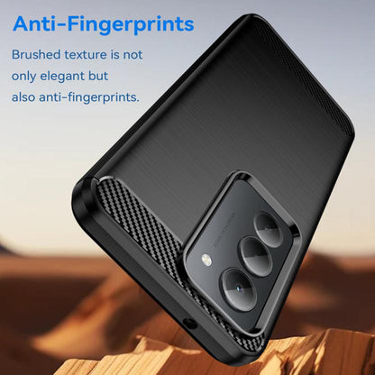 Hülle für Xiaomi Redmi 15 5G / 15 4G, Techsuit, Carbon, Schwarz