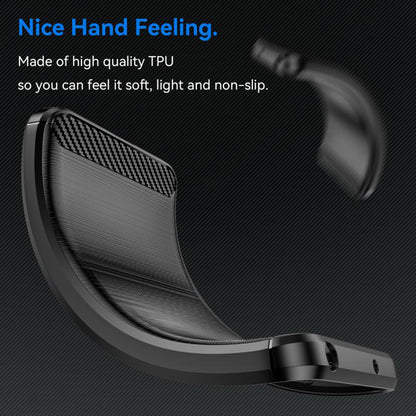 Hülle für Xiaomi Redmi 15 5G / 15 4G, Techsuit, Carbon, Schwarz
