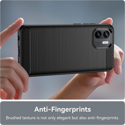 Case for Xiaomi Redmi A2 / A1, Techsuit, Carbon, Black