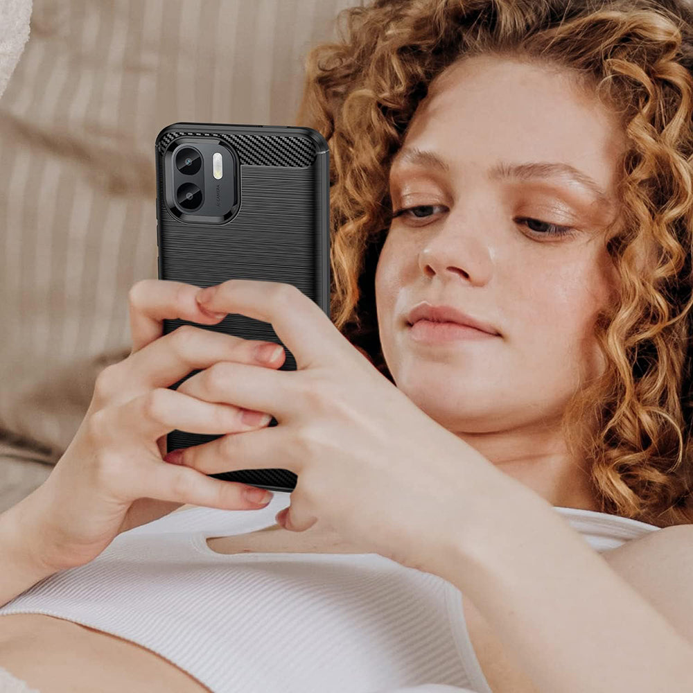 Case for Xiaomi Redmi A2 / A1, Techsuit, Carbon, Black
