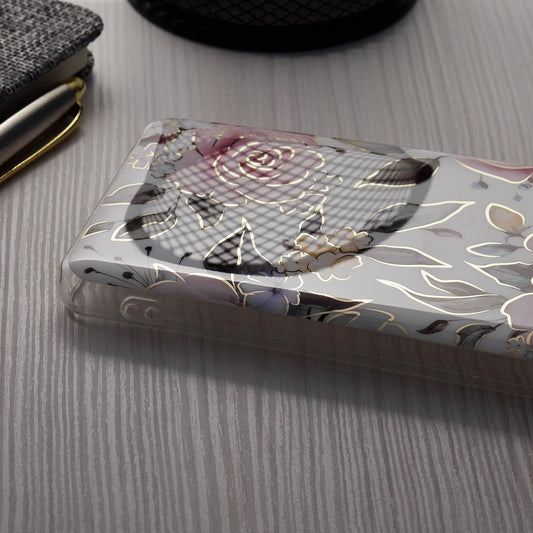 Hülle für Xiaomi Redmi A2+ / A1+, Techsuit, Marble, Weiß